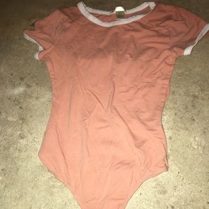 Mauve fashion nova bodysuit